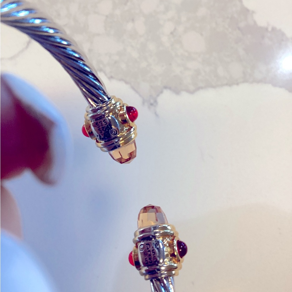 David Yurman Citrine Renaissance cuff